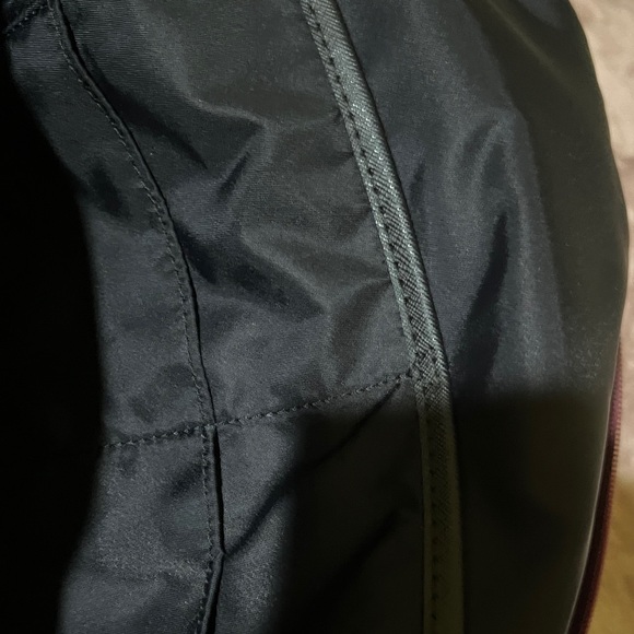 Michael Kors Deep Burgundy Nylon Backpack with Gold Hardware - Picture 8 of 9